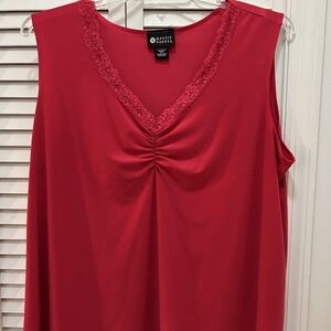 Maggie Barnes Women's Pink Sleeveless Top